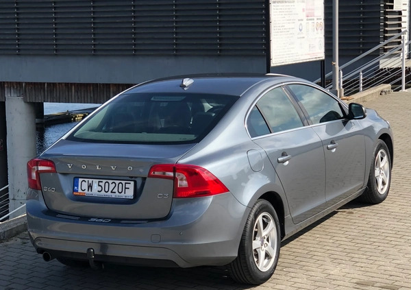 Volvo S60 cena 64900 przebieg: 179000, rok produkcji 2017 z Włocławek małe 704